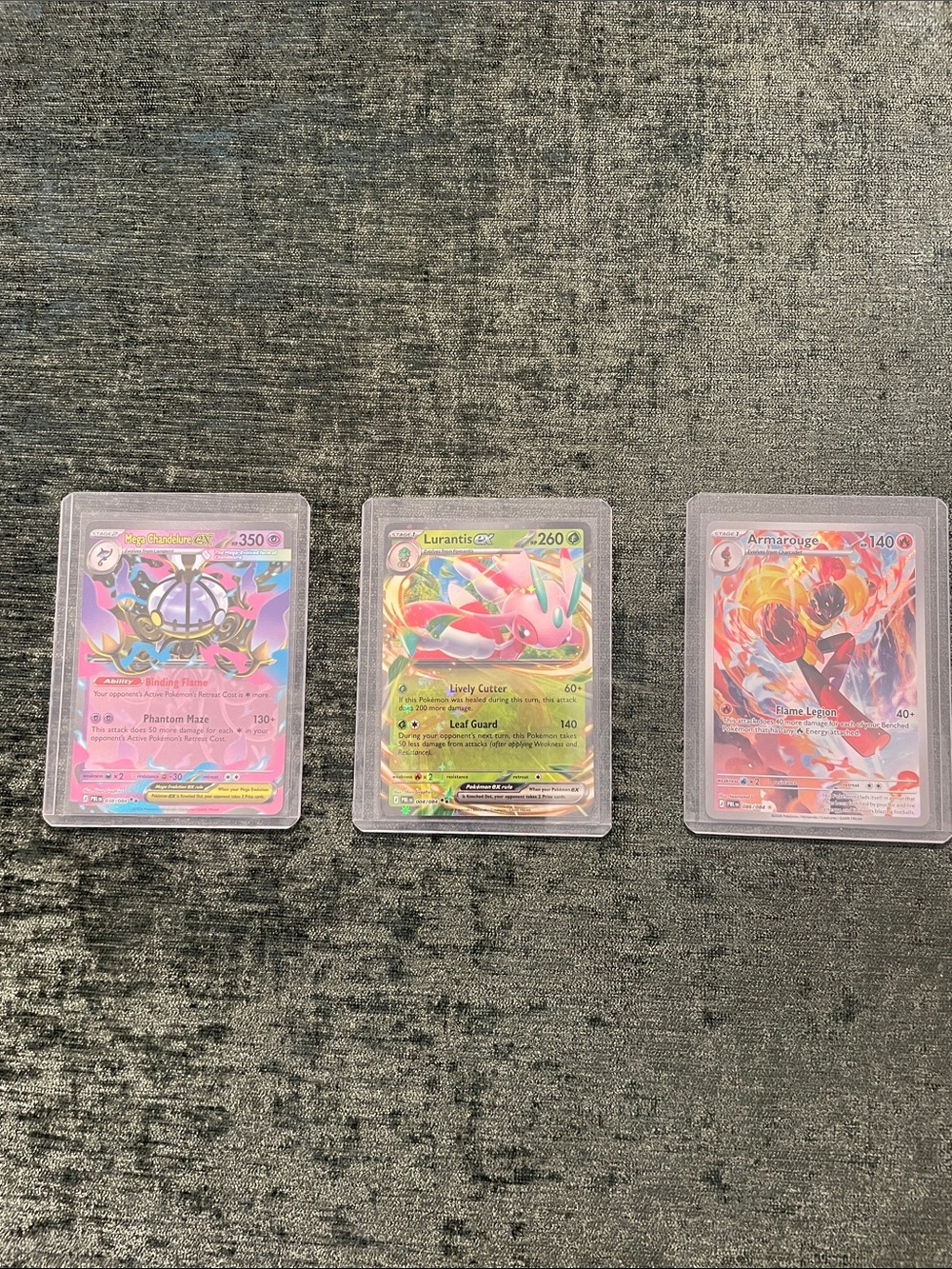 Pokémon Pitch Black Cards. Sold as a set. Numbers 4, 38 & 86.